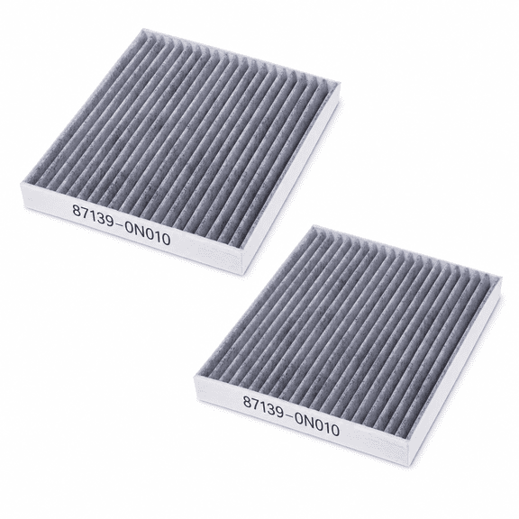 2-Pack Cabin Air Filter Compatible with Toyota Corolla Corolla EX Levin Camry Vios RAV4 Crown, Replaces 87139-0N010, HVAC Air Conditioning Filter