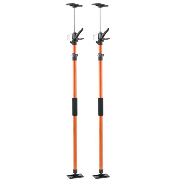 2-Pack Cabinet Jack Support Pole, 45.7-114.2 Inch Telescopic Steel Quick Support Rod for Cabinets & Drywall