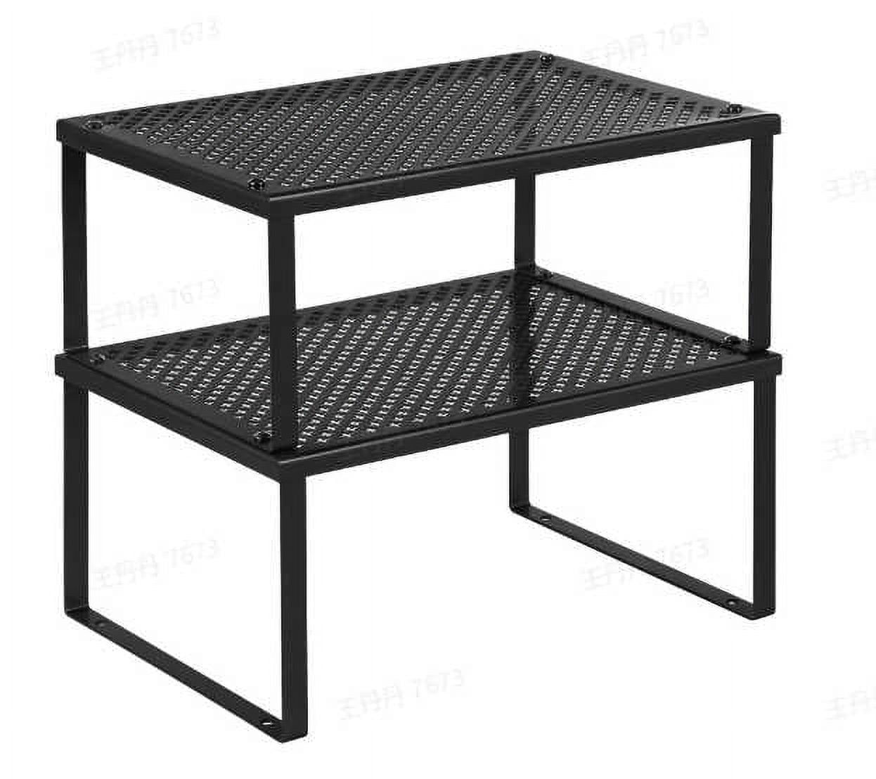 2 Pack Cabinet Organizer Shelf, Spice Rack, Countertop Organizer, for Kitchen