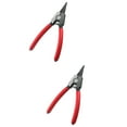 thumbnail image 1 of HAKIDZEL Insulated Handle Pliers Red Steel Safe to Use for Manual Work 2Pcs 6.9x1.97x0.79in, 1 of 6