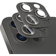 thumbnail image 1 of [2 Pack] Camera Lens Protector Compatible with iPhone 13 Pro Max 6.7" and iPhone 13 Pro 6.1", Ultra HD Plexiglass Camera Protector 8H Hardness, Alloy Frame, Scratch Resistant, Easy Install, Graphite, 1 of 5