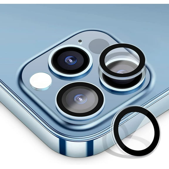 [2 Pack Camera Lens Protector Compatible with iPhone 14 Pro/iPhone 14 Pro Max | Clear Camera Cover - Corning gorilla Glass Camera Protector (Scratch Resistant, 9H Tempered Glass)