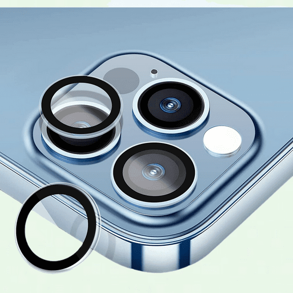 2 Pack Camera Lens Protector for iPhone 14 Pro/iPhone 14 Pro Max | Clear Camera Cover - Scratch Resistant, 9H Tempered Glass
