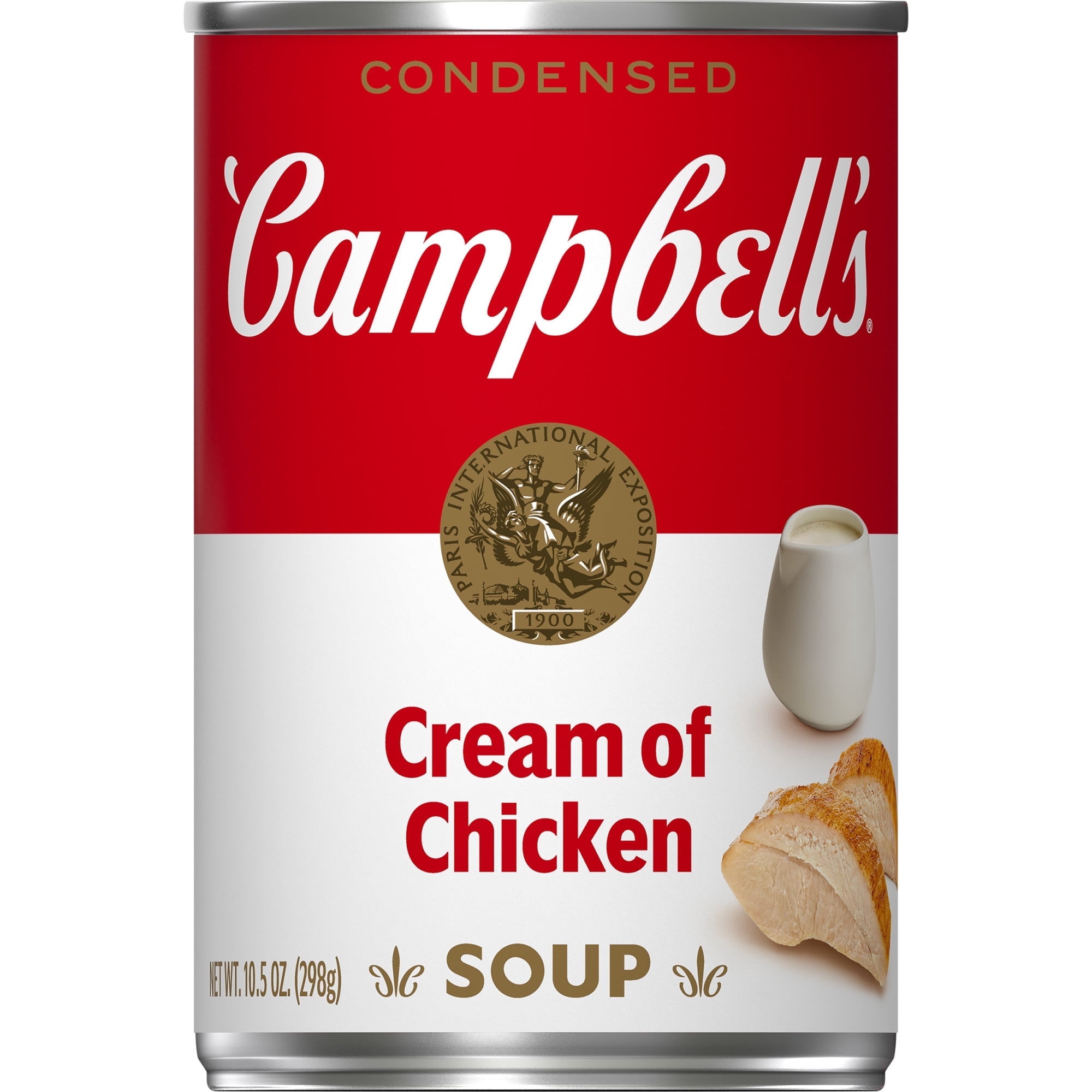 Campbell's Fat Free Condensed Cream of Chicken Soup 10.5 oz (Pack of 2)