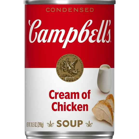 Campbell's Fat Free Condensed Cream of Chicken Soup 10.5 oz (Pack of 2)