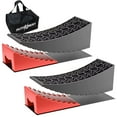 2 Pack Camper Leveler RV Truck Leveling Blocks Ramps Wheel Chock