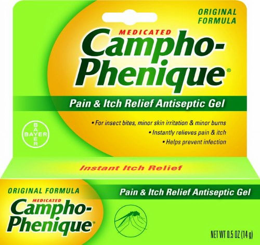 2 Pack - Campho-Phenique Pain Relieving Gel 0.50oz Each