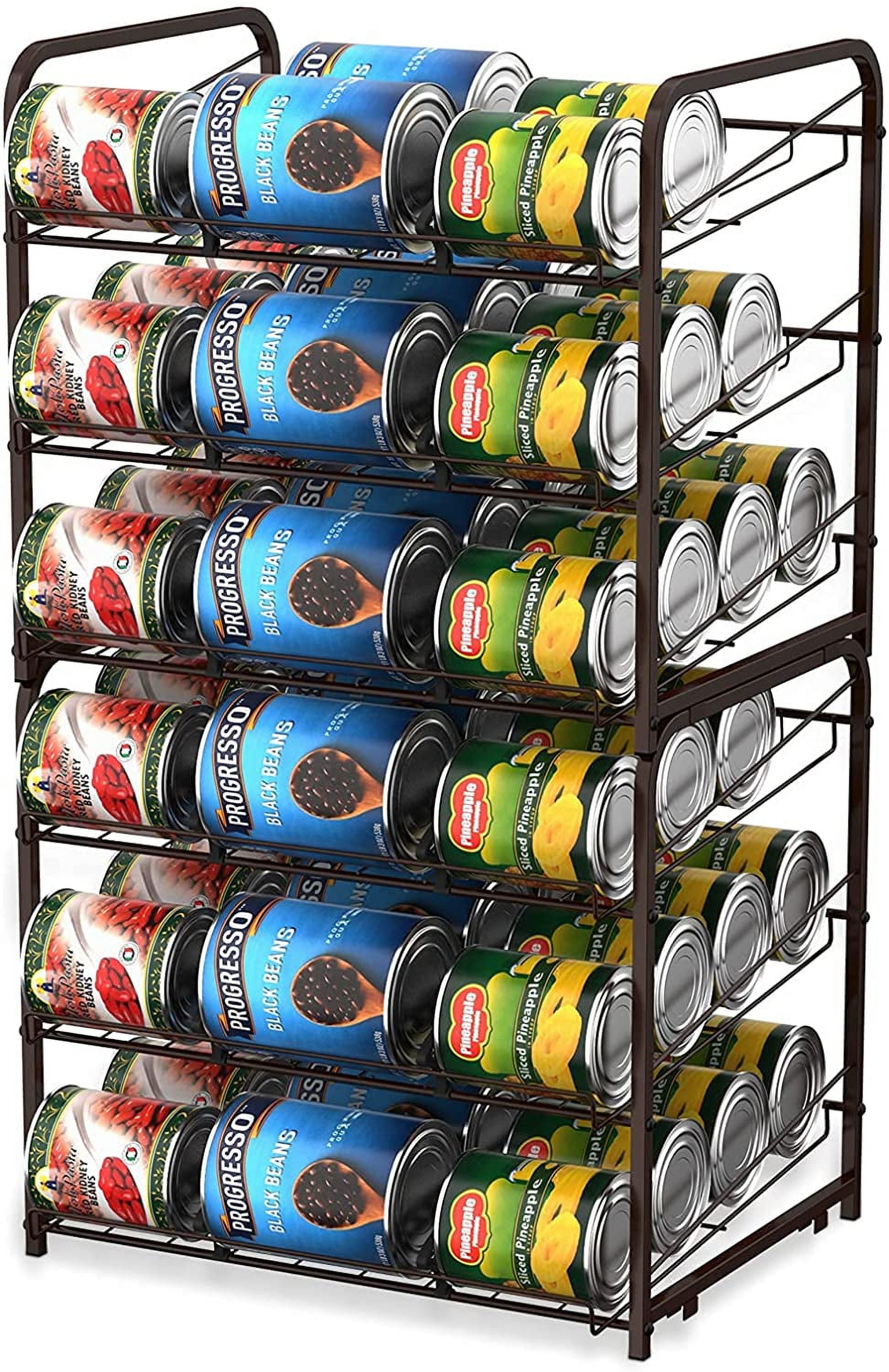 Stackable Can Rack Organizer Storage For 36 Cans