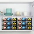 thumbnail image 1 of 2 Pack Can Rack Organizer, Stackable Can Storage Dispenser Holds up to 72 Cans, 1 of 7