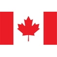 thumbnail image 1 of 2-Pack Canada Flag Decal Sticker | 5-Inches By 3-Inches | Laminated Vinyl Decal | PDS400, 1 of 1