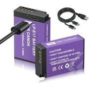 2 Pack Canon LP-E17 Battery,1800mAh Replacement LP-E17 Batteries with Type-C Direct Charging for Canon RP Rebel SL2 SL3 T6i T6s T7i M3 M5 M6 200D 77D 750D 760D 800D 8000D KISS X8i Camera