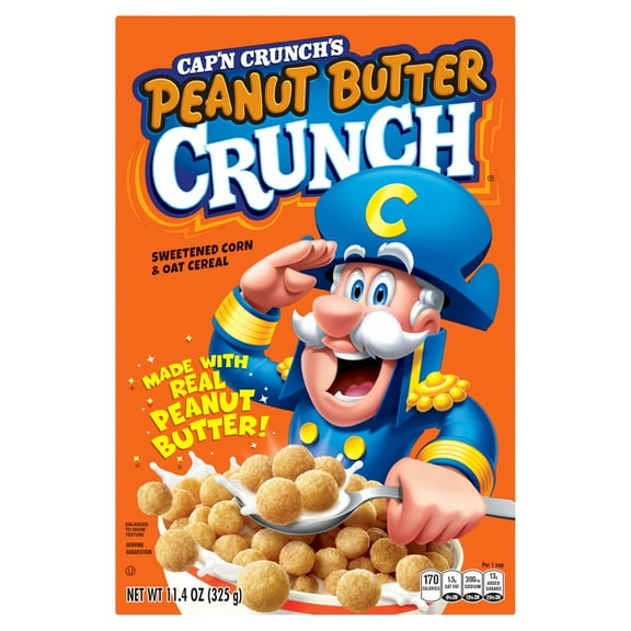 2 Pack - Cap'n Crunch Peanut Butter 11.4 oz Package May Vary