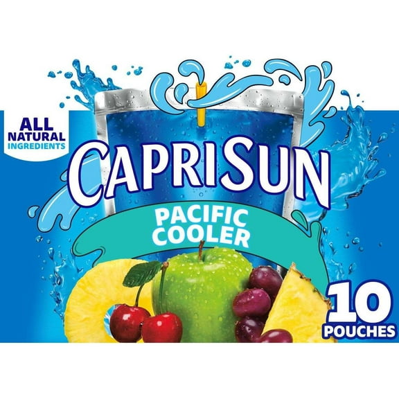 2 Pack Capri Sun Pacific Cooler Juice Drink Blend 10 pk Pouches