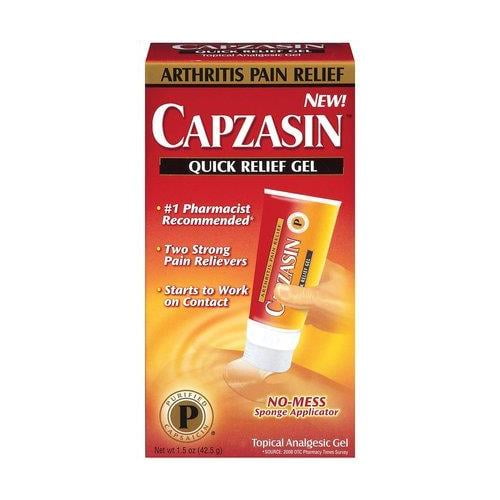 2 Pack - Capzasin Arthritis Pain Relief, Quick Relief Gel 1.5 oz (42.5 g) Each