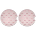 thumbnail image 1 of 2 Pack Car Coasters for Drinks Pink Bowknots Absorbent Drink Coaster for Cup Holders Ceramic Coaster with Fingertip Grip Non-Scratch Cork Base Home Decor Gifts, 1 of 6