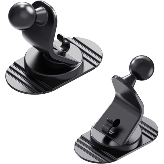 2 Pack Car Dashboard Phone Holder Mount Base Sticky Stand 17mm Ball Joint Connector Support Adapter for Car Auto GPS Dash Cam Camera Magnetic Clamp Clip Bracket Table