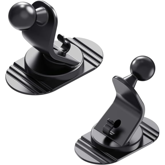 2 Pack Car Dashboard Phone Holder Mount Base Sticky Stand 17mm Ball Joint Connector Support Adapter for Car Auto GPS Dash Cam Camera Magnetic Clamp Clip Bracket Table
