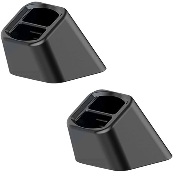 2 Pack Car Dashboard Stand Stick-on Base Mount Stand to Anywhere (Dummy Air Vent Outlet Simulator) for Table Phone Holder Bracket Desktop Wireless Charger Magnetic Clip GPS Cradle Clamp