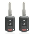 thumbnail image 1 of 2 Pack Car Key Fob Remote For Mitsubishi Mirage Lancer Outlander 3 Button OUCJ166N, 1 of 3