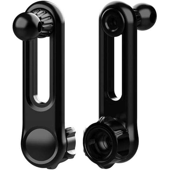 2 Pack Car Magnetic Phone Holder Extension Arm Adapter with 17mm Ball Head Joint Socket for MagSafe Car Mount Charger Magnetic Wireless Car Charger Magnetic Car Mount Phone Stand