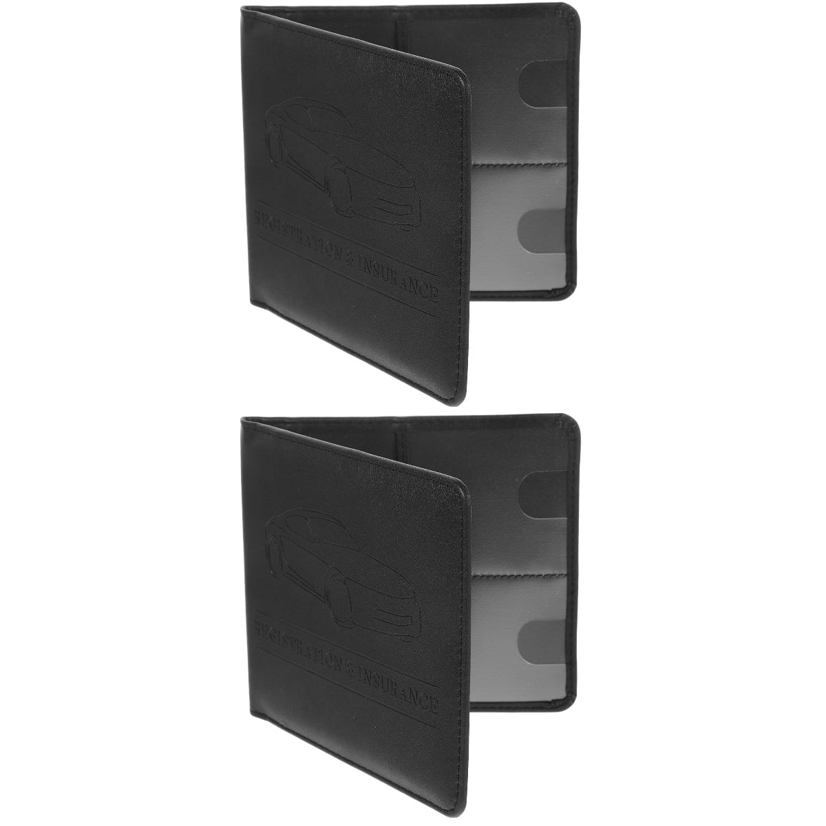diy gift card sleeve Spigen Car Registration and Insurance Card Holder Premium Velo Vegan Leather Designed for New Tesla Model Y 2025 Refresh 3/Y/S/X/Cybertruck Card Key main image 0