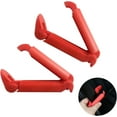 thumbnail image 1 of 2-Pack Car Seat Belt Clip Non-Slip Clip Belt Clip (Red), 1 of 4