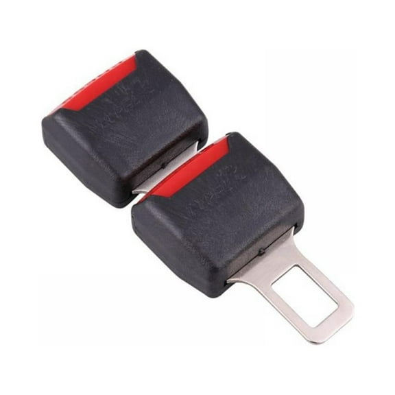2 Pack Car Seat Belt Clip,Universal Seat Belt Buckle Auto Metal Seat Belts Clip- Black