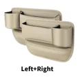 thumbnail image 1 of 2 Pack Car Seat Gap Organizer – Multifunction Storage Box for Wallet, Keys, Cup, Phone，Beige, 1 of 4