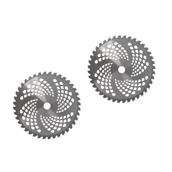 2-Pack Carbide Tip Brush Blade for cutting wood brush and shrubs most petrol brush cutters Stainless Steel(10" 40T/60T/80T )