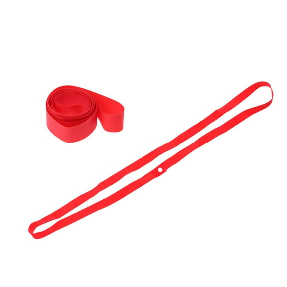 2 Pack Carbon Bike Strip, Cycling Safety Strings for Spokes or Rim, Tire Accessory - Red, 26x16x5mm