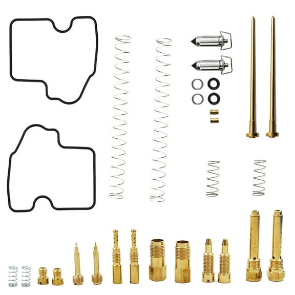 2 Pack Carburetor Repair Rebuilt Kit Replacement for Kawasaki Prairie 650 KVF650 Carb Rebuild Kit Compatible with Kawasaki Brute Force 650
