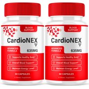 2 Pack CardioNEX Blood Support Capsules, CardioNEXX Supplement 120 Capsules