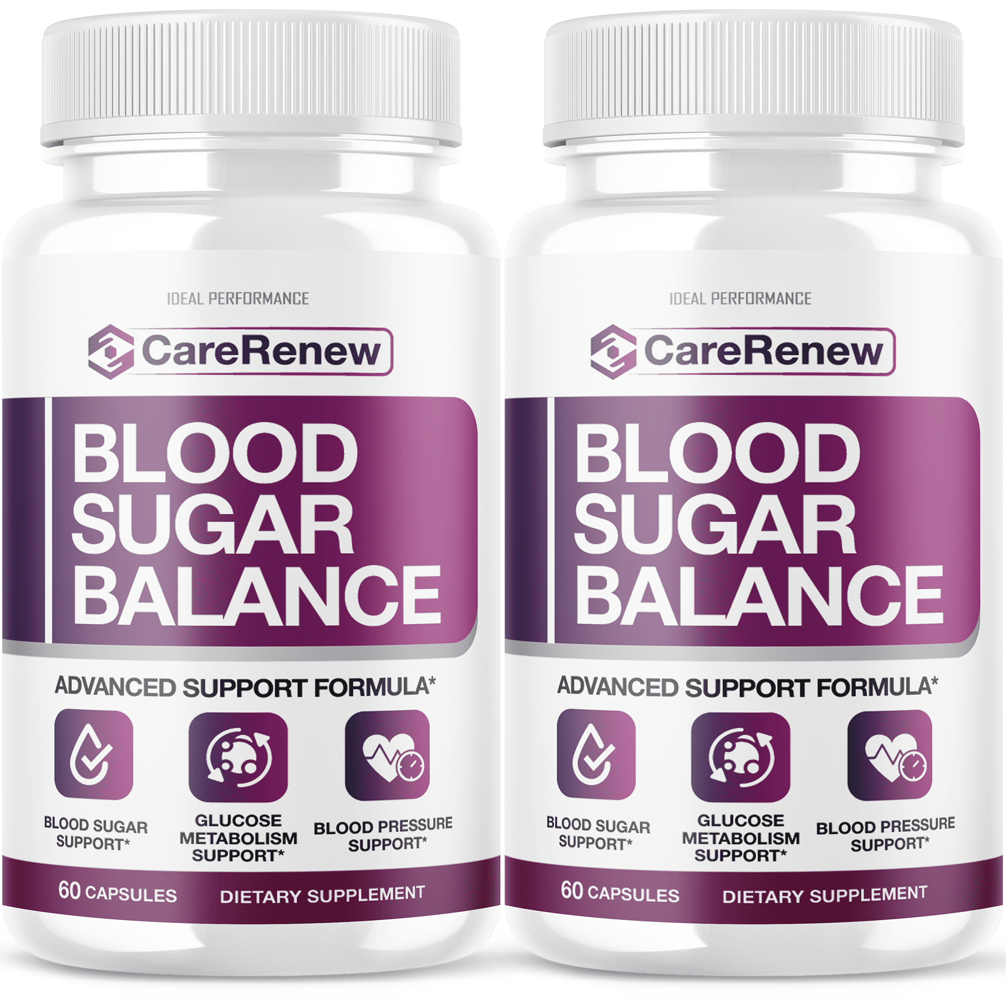 2 Pack Care Renew Blood Sugar Balance Herbal Supplement, Ultra Keto Burner Pills 120 Capsules