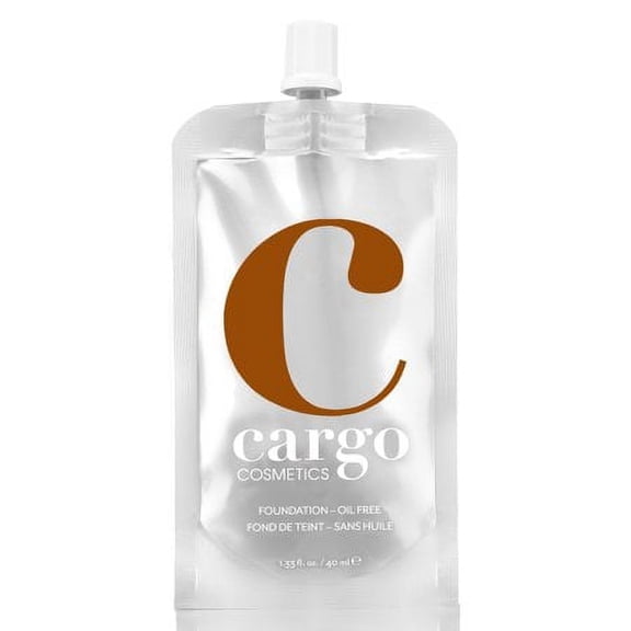 2 Pack Cargo Cosmetics Liquid Foundation, Golden Mahogany, 1.33 fl oz