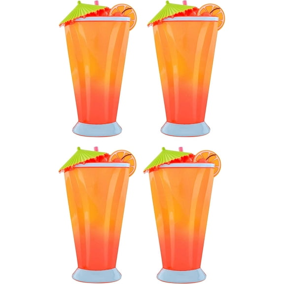 2 Pack Caribbean Cocktail Beach Towel Clip Heavy Duty Plastic Chair Fastener Laundry Caddy