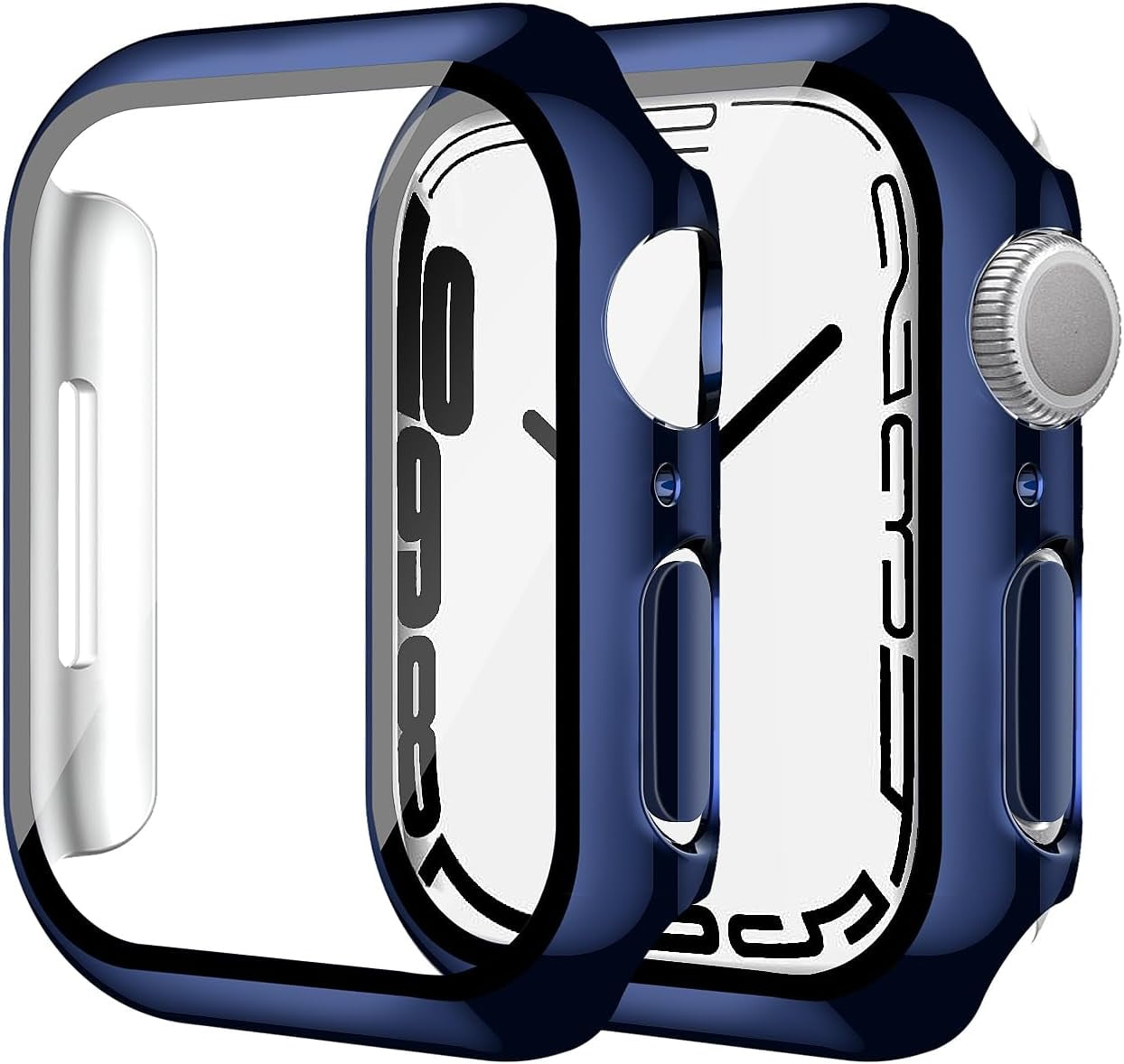 2 Pack Case Built in Tempered Glass Screen Protector Compatible with