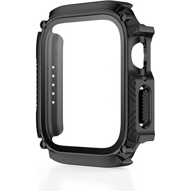 2 Pack Case Compatible for Apple Watch Series SE2 40mm with Tempered Glass Screen Protector Hard PC Protective Cover Overall Shockproof Bumper for Apple Watch Se 2nd Generation 40mm Black Walmart Busi...