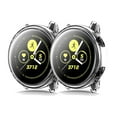 thumbnail image 1 of 2 Pack Case For Samsung Galaxy watch active 2 40mm 44mm TPU All-Around cover bumper+film Screen Protector -2 Pack-Transparent, 1 of 8