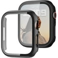 thumbnail image 1 of 2 Pack Case with Tempered Glass Screen Protector for Apple Watch Series 8 Series 7 41mm,JZK Slim Guard Bumper Full Coverage Hard PC Protective Cover Thin Case for iWatch 41mm Accessories,Starlight, 1 of 8