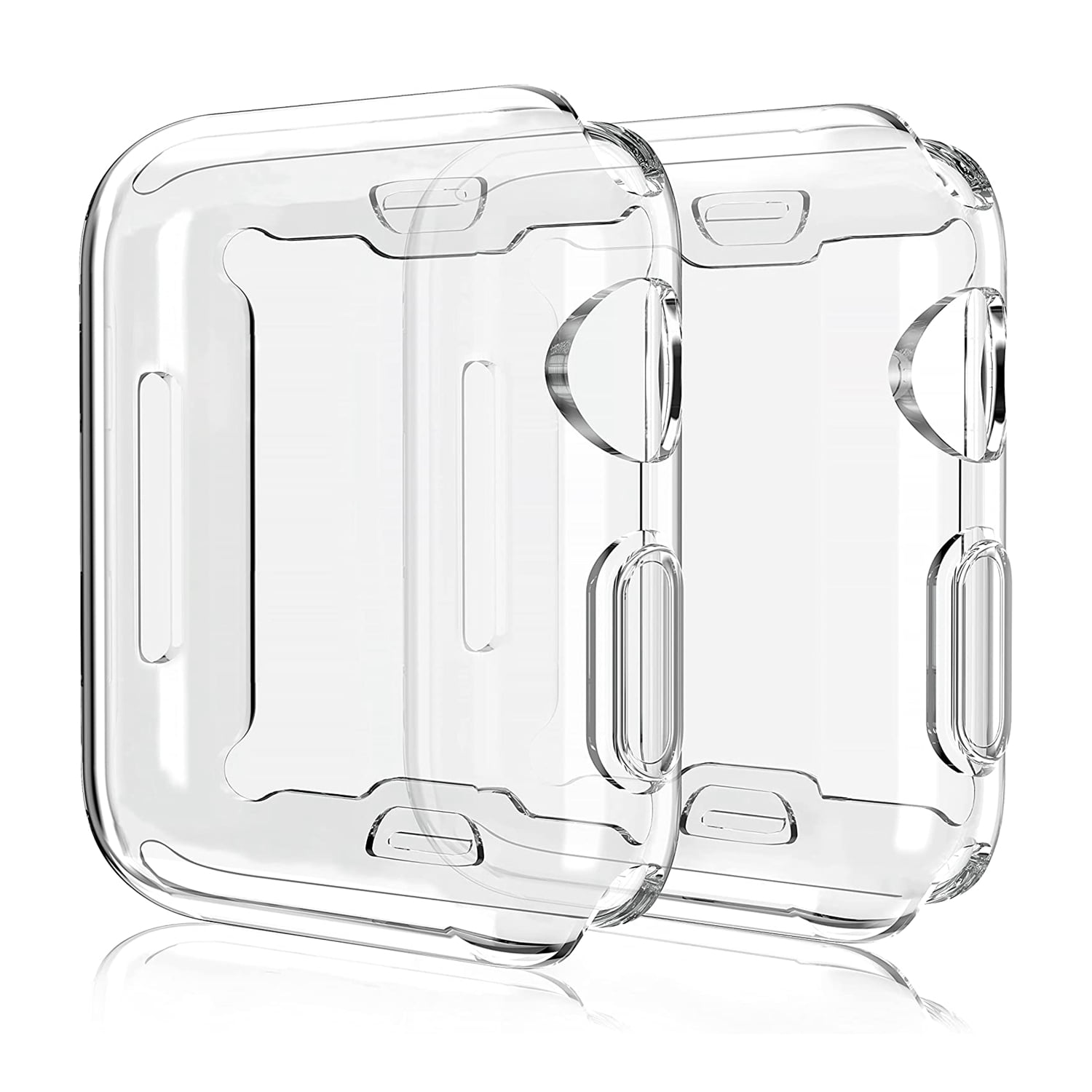 2 Pack Cases for Apple Watch Series SE 6 5 4 3 2 Screen Protector