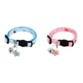 thumbnail image 1 of 2 Pack Cat Collar Breakaway With Bell & Pendant Adjustable Safety Pet Cat Collars Buckle Cartoon Ribbon Collar for Small Pets, 1 of 3