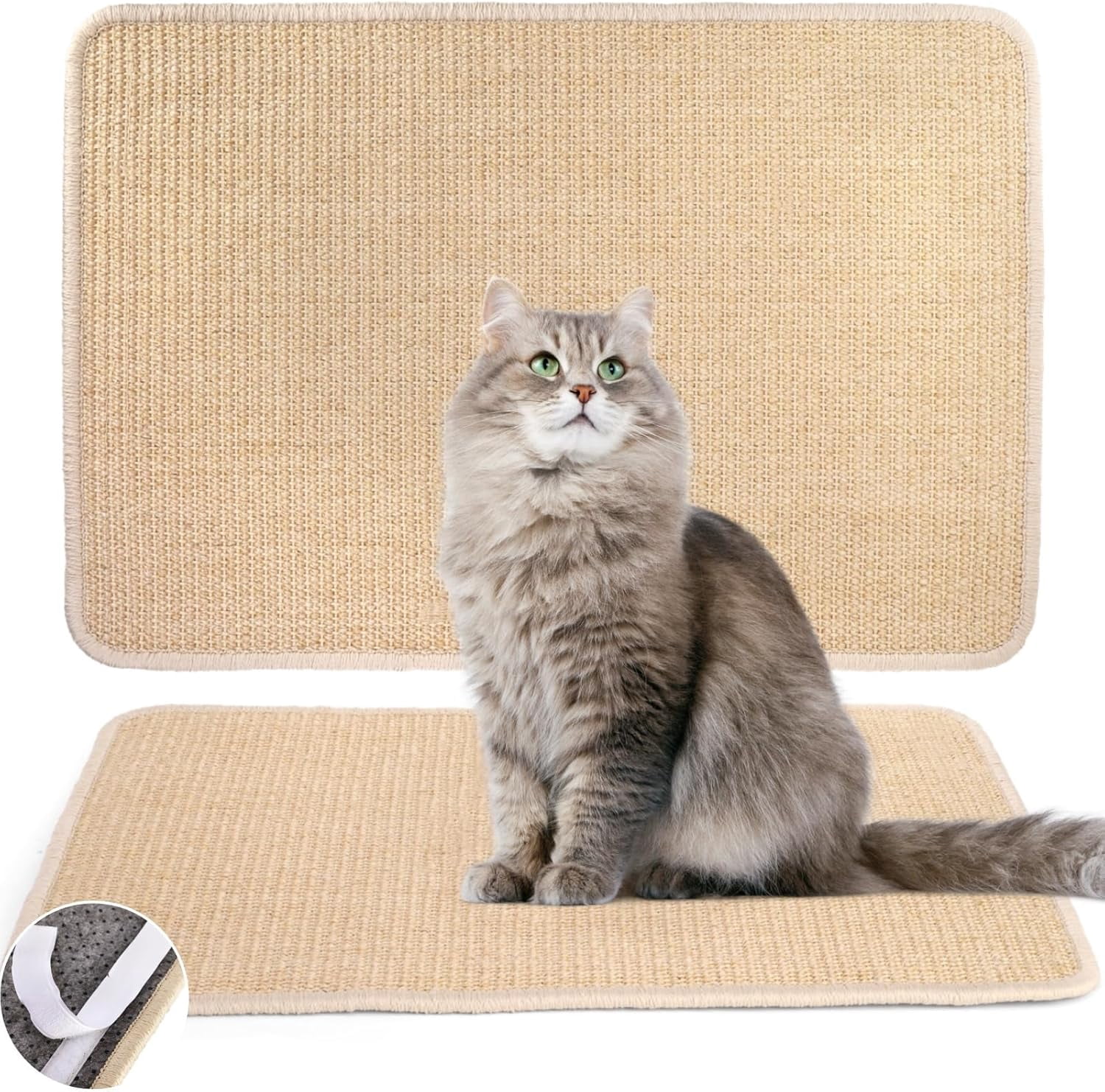 Scratch Protection Mats 2 Pack Cat Scratcher Mats, 23.6