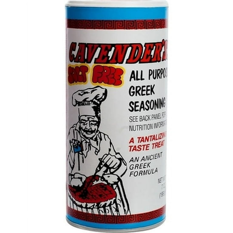 (2 Pack) Cavender's Salt-Free All Purpose Greek Seasoning, 7 oz