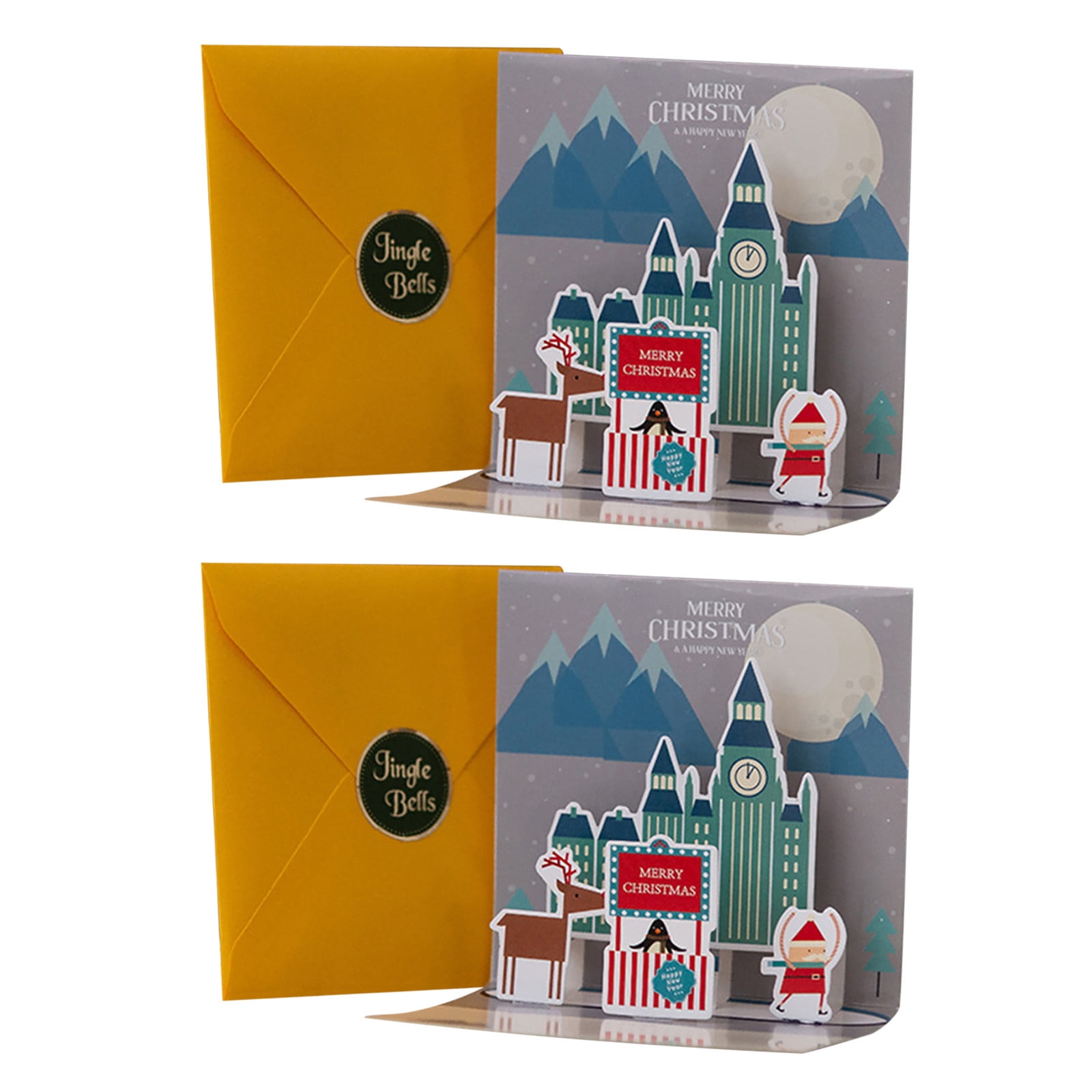 2Pack Celebrate Christmas Holiday Card, A Set Of Cards, Including A