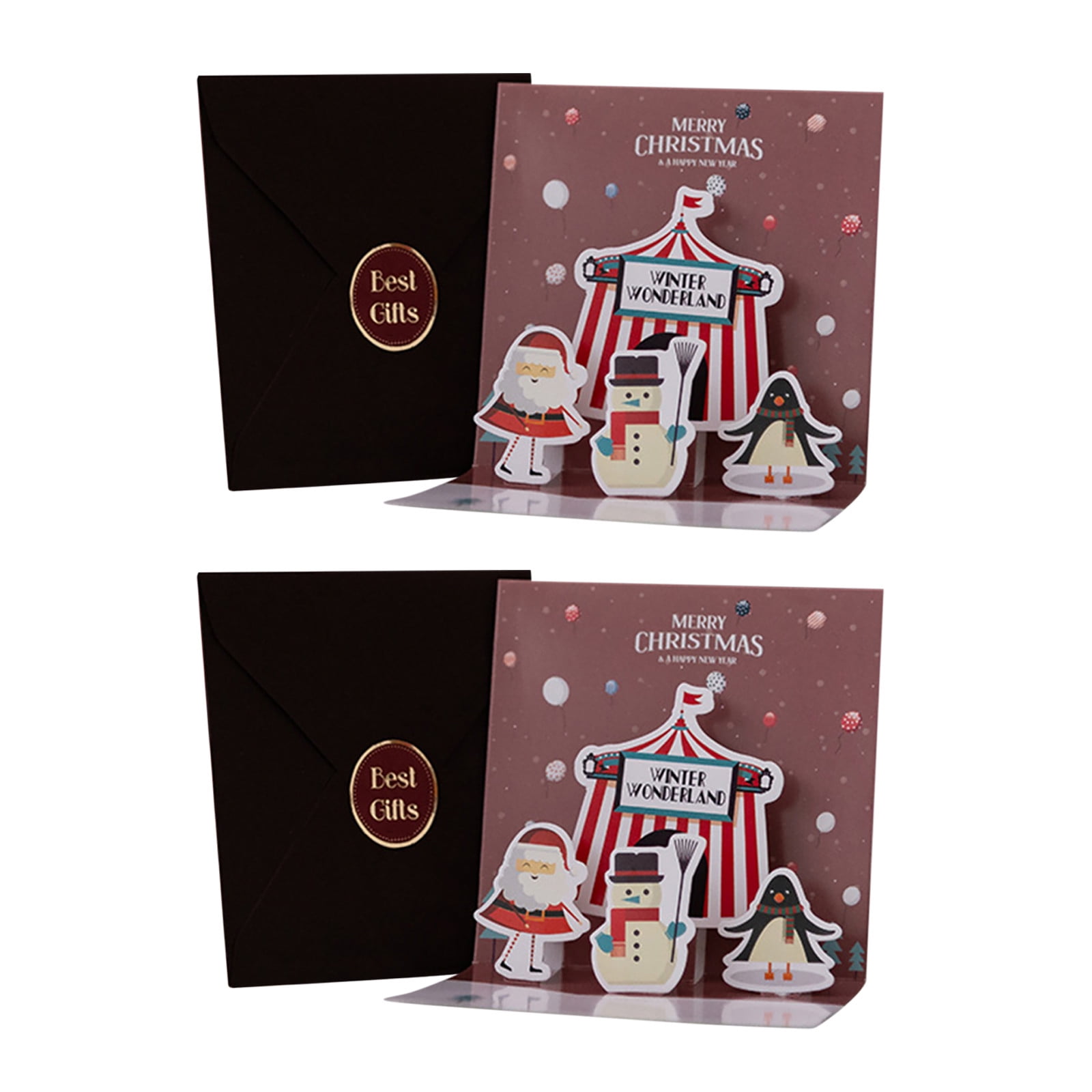 2Pack Celebrate Christmas Holiday Card, A Set Of Cards, Including A