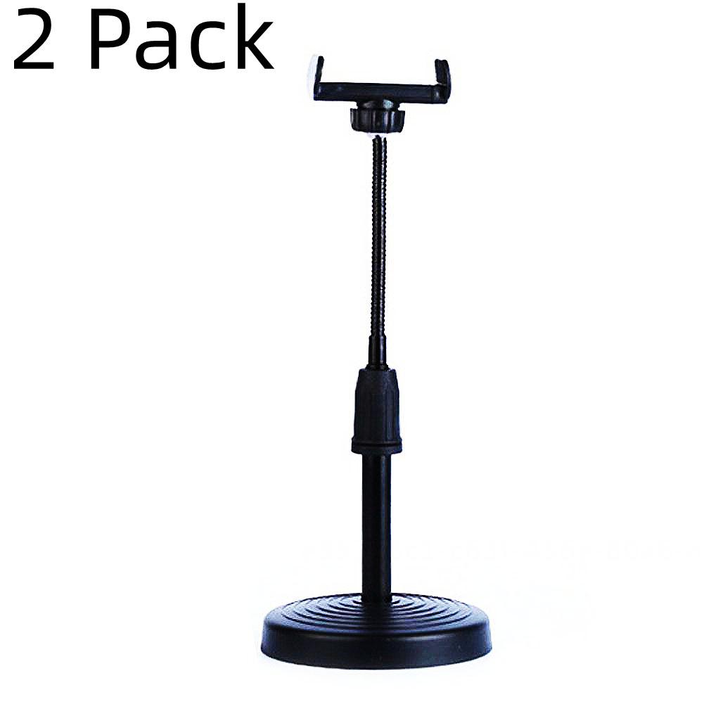 2 Pack Cell Phone Stand, Adjustable Height & Angle Gooseneck Phone