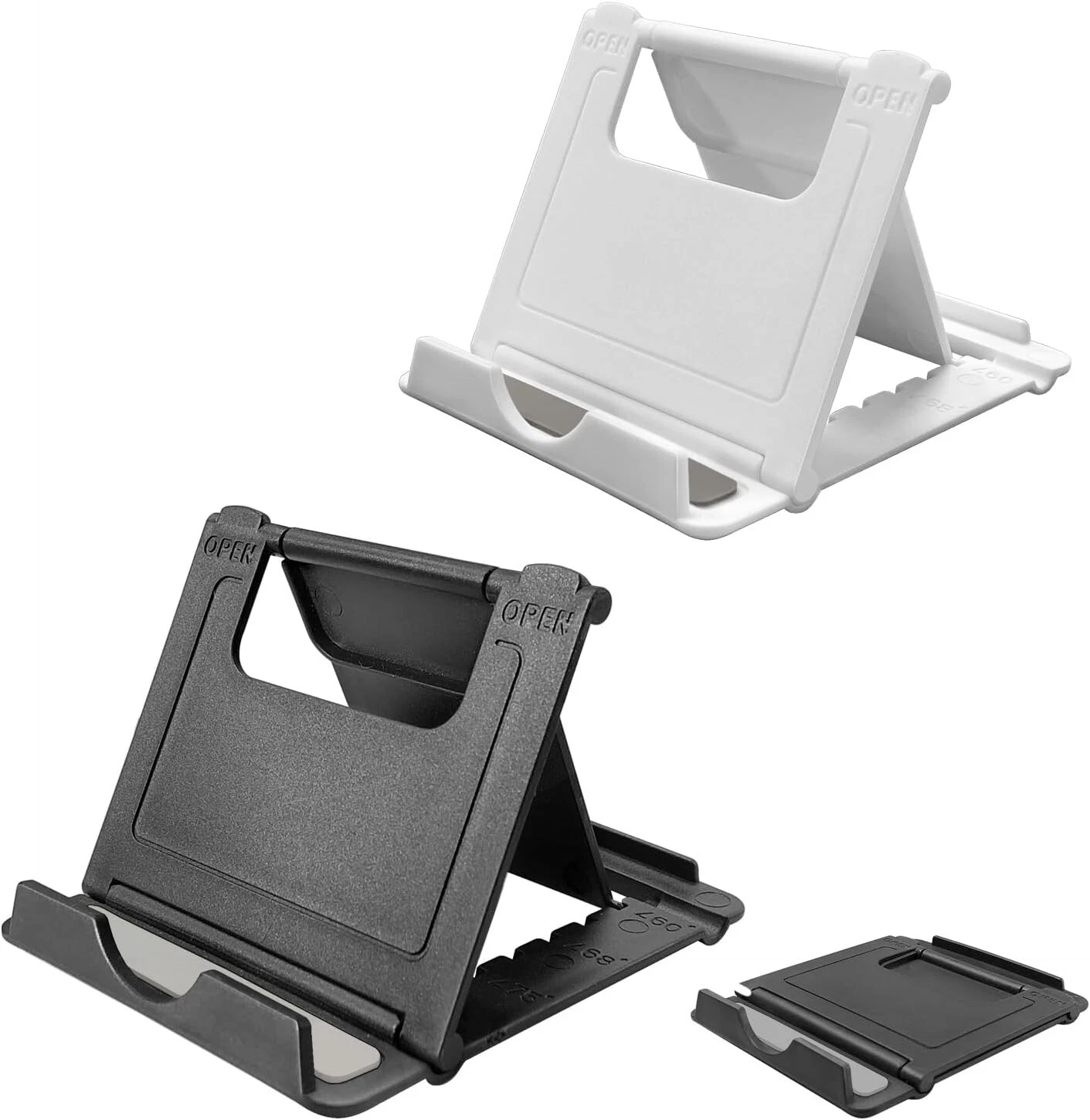 2 Pack Cell Phone Stand, Foldable Phone Holder For Desk Compatible With