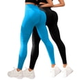 thumbnail image 1 of 2 Pack Cellulite Leggings Womens High Waisted Lipedema Compression Legging Tummy Control Seamless Workout Yoga Pants Compression Leggings Butt Lifting Legging for Women, 1 of 3