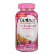 2 Pack - Centrum MultiGummies + Beauty Gummy Multivitamin For Women,