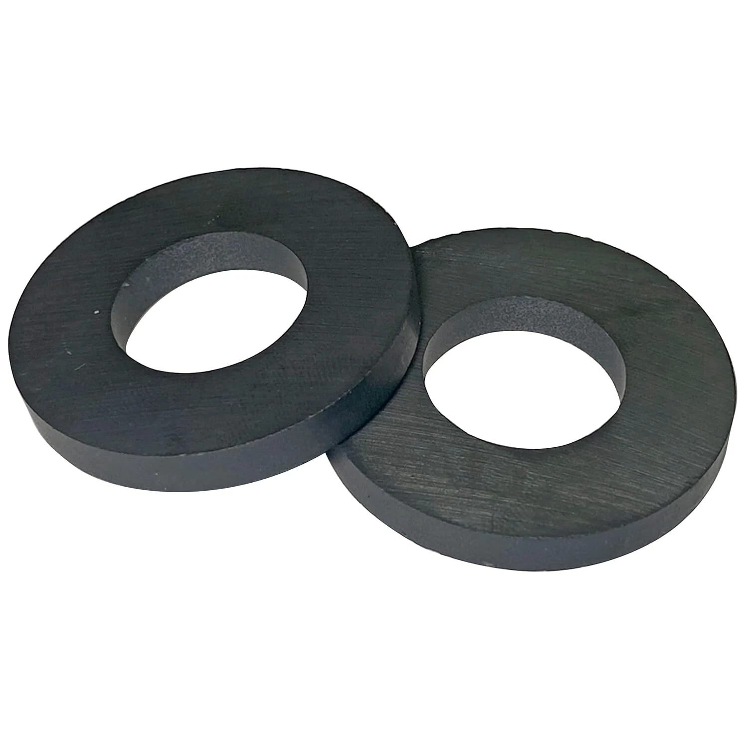 2 Pack Ceramic Ring Magnets Ferrite Strong Magnetic Material Free&Fast Shipping.